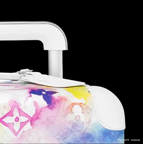 MONOGRAM SUITCASE CUSTOM 37L WATERCOLOUR HORIZON 55 0514